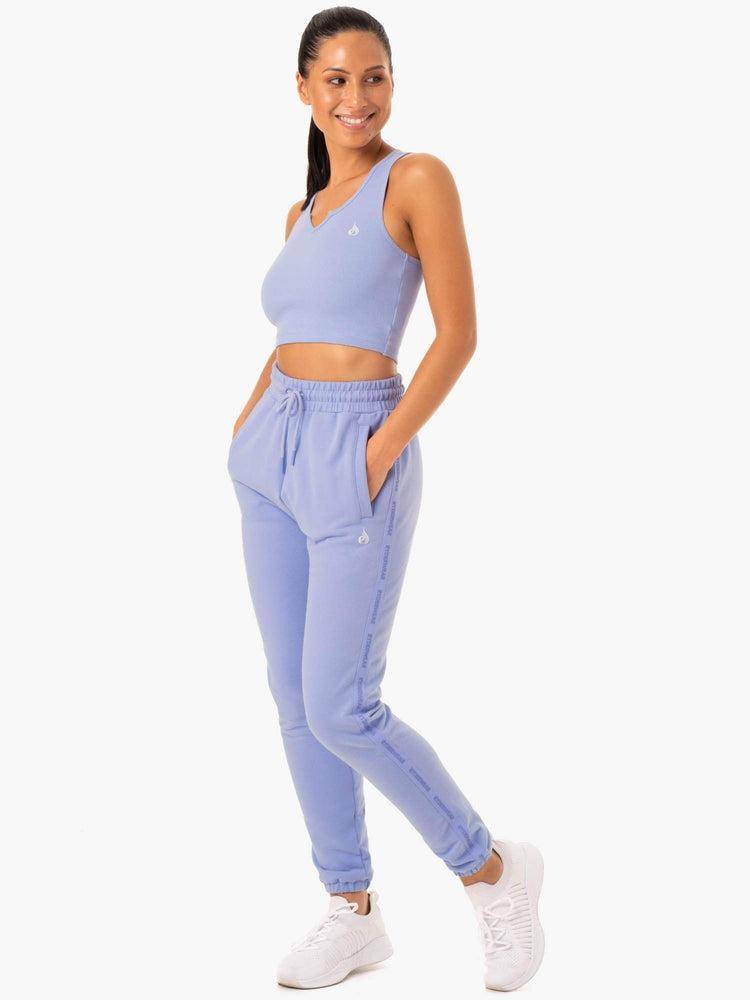 Purple Ryderwear Women Track Pants Base High Waisted Women's Track Pants | AU3051FM