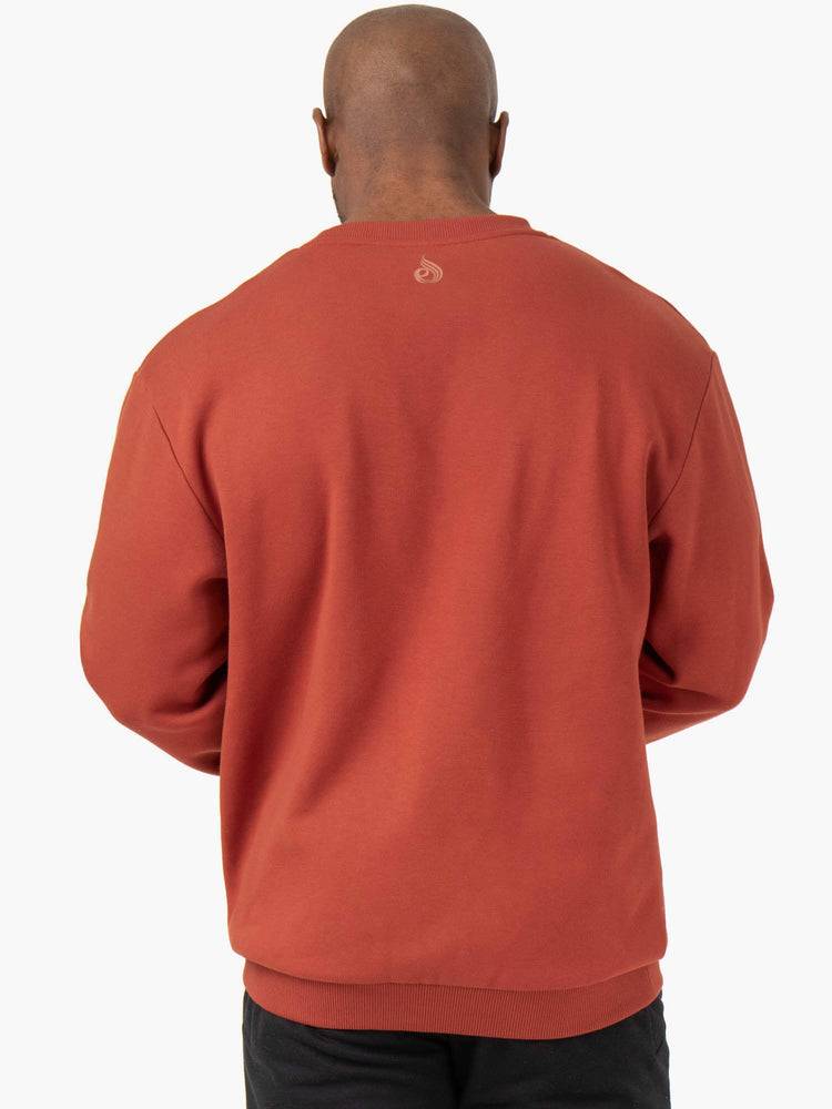 Red Clay Ryderwear Men Sweaters Pursuit Pullover Men's Sweaters | AU1329YU