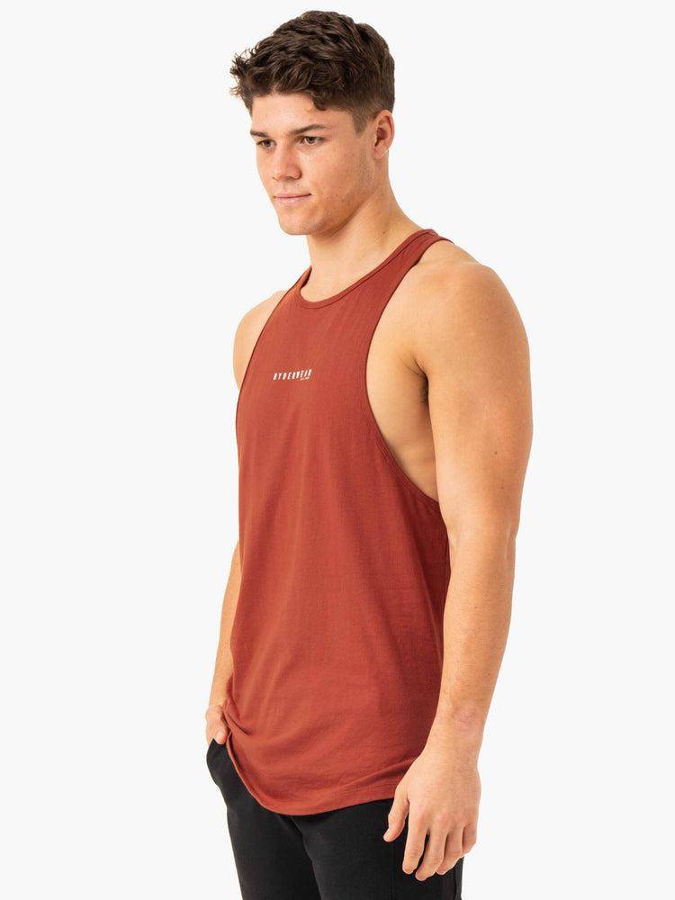 Red Clay Ryderwear Men Tanks Pursuit Baller Tank Men's Tanks | AU1165BC