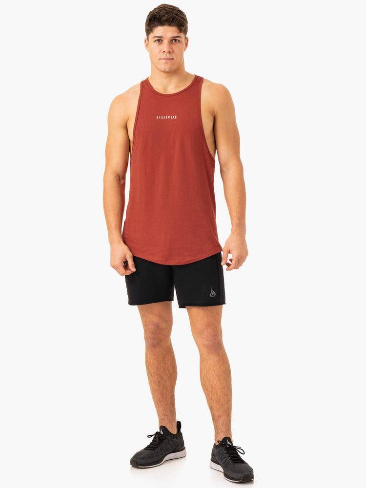 Red Clay Ryderwear Men Tanks Pursuit Baller Tank Men's Tanks | AU1165BC