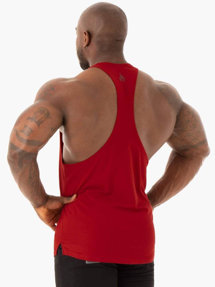 Red Ryderwear Men Gym Stringers Base Stringer T-Back Men's Gym Stringers | AU1503BC