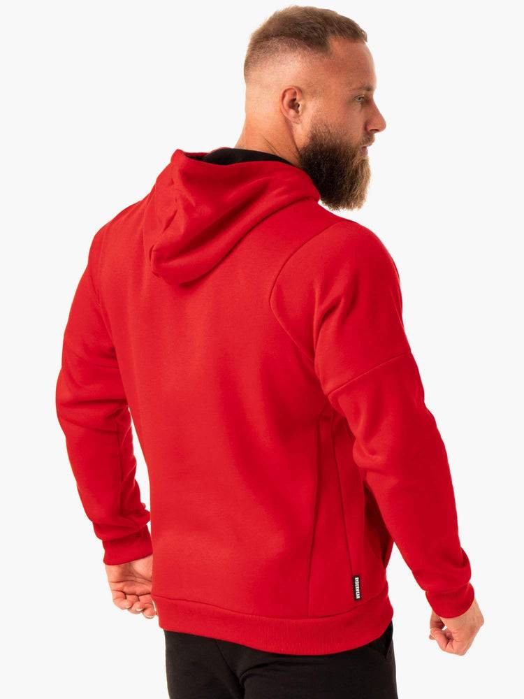 Red Ryderwear Men Hoodie RWXKG Fleece Men's Hoodie | AU1489PQ