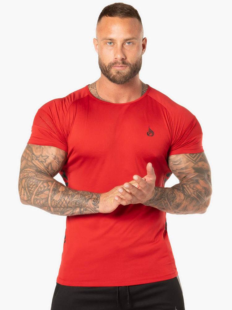 Red Ryderwear Men T Shirts Evo Men\'s T Shirts | AU1224TV