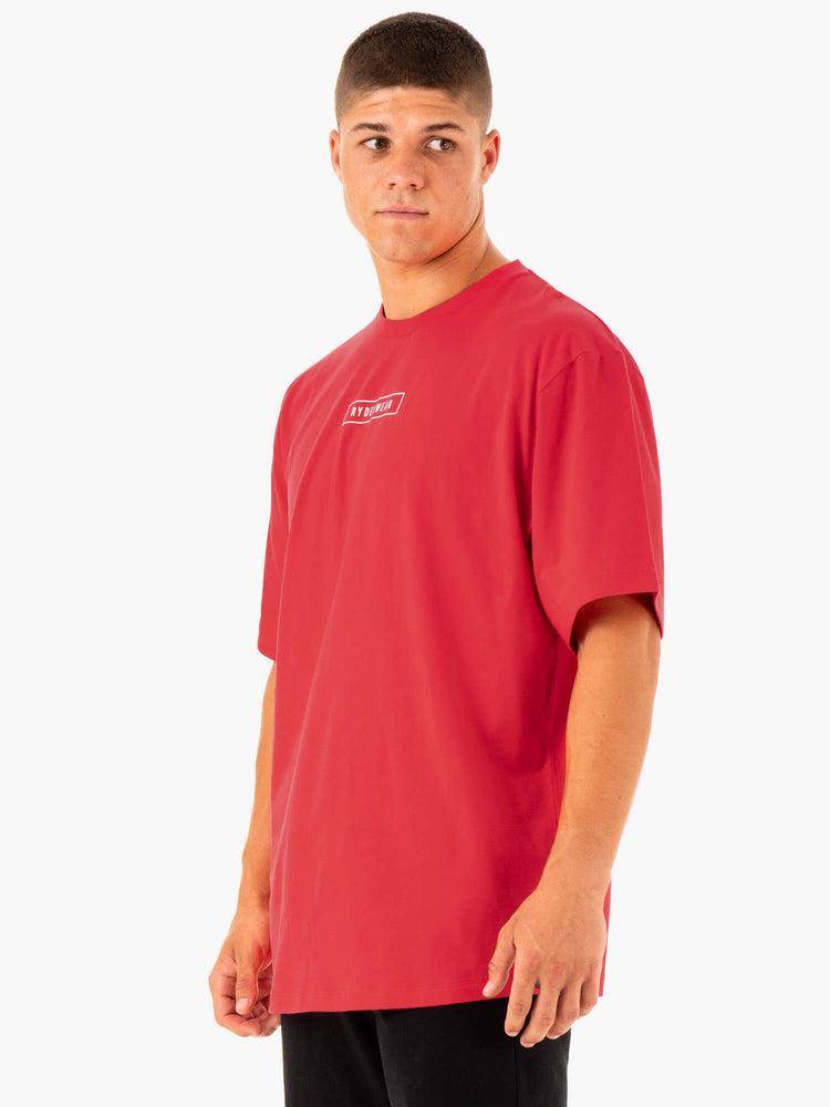 Red Ryderwear Men T Shirts Recharge Men's T Shirts | AU1288JJ