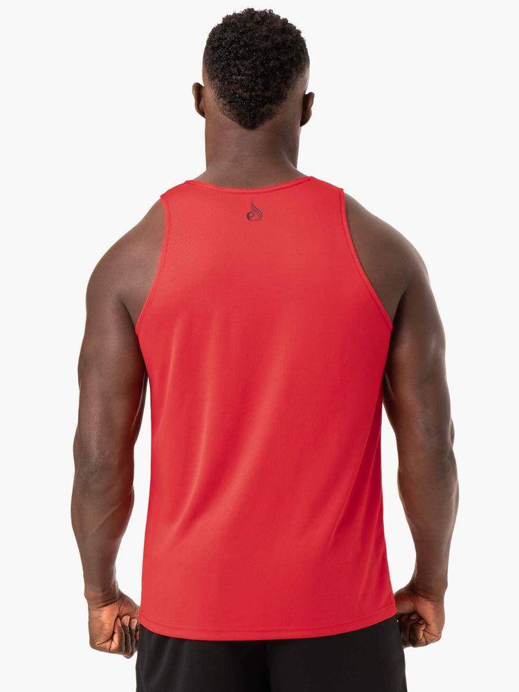 Red Ryderwear Men Tanks Heighten Mesh Regular Tank Men's Tanks | AU1120TV