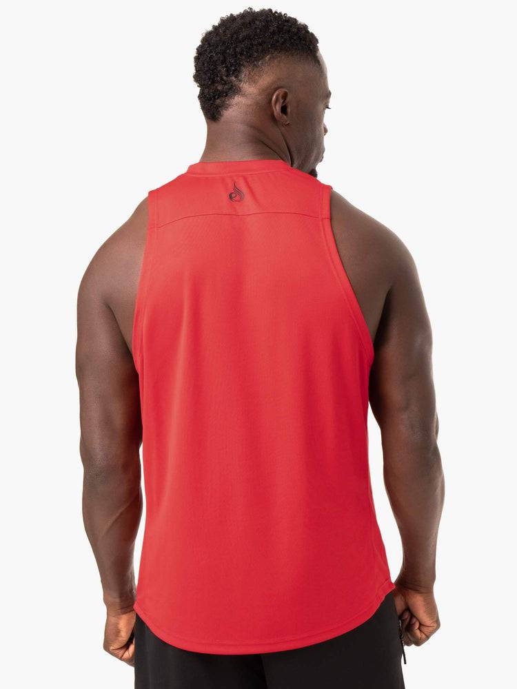 Red Ryderwear Men Tanks Lift Mesh Baller Tank Men's Tanks | AU1143WY