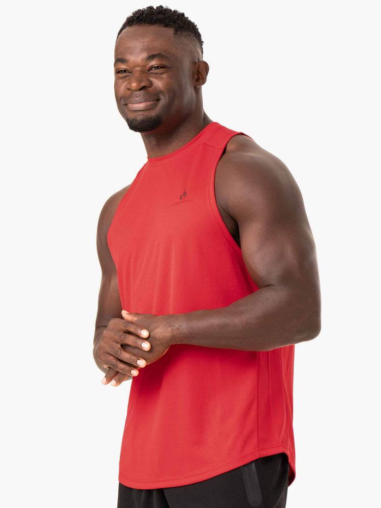 Red Ryderwear Men Tanks Lift Mesh Baller Tank Men's Tanks | AU1143WY