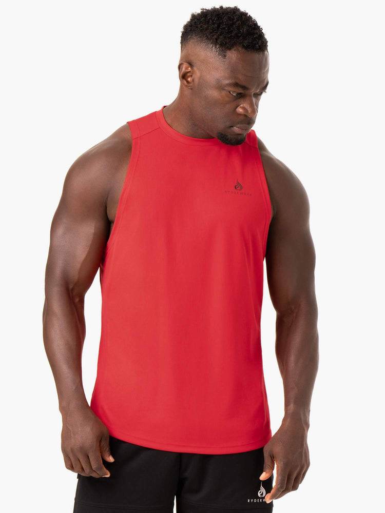 Red Ryderwear Men Tanks Lift Mesh Baller Tank Men\'s Tanks | AU1143WY