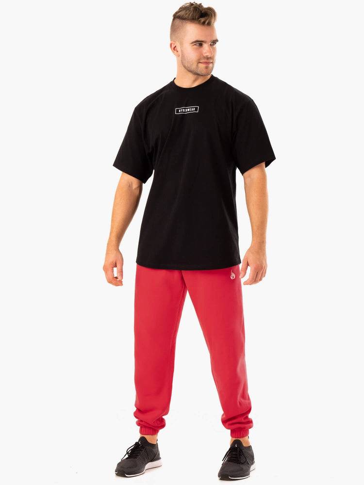 Red Ryderwear Men Track Pants Recharge Relaxed Men's Track Pants | AU1036NB