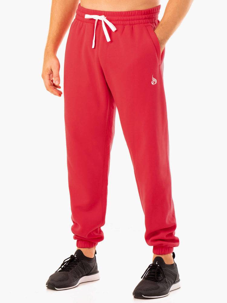 Red Ryderwear Men Track Pants Recharge Relaxed Men\'s Track Pants | AU1036NB