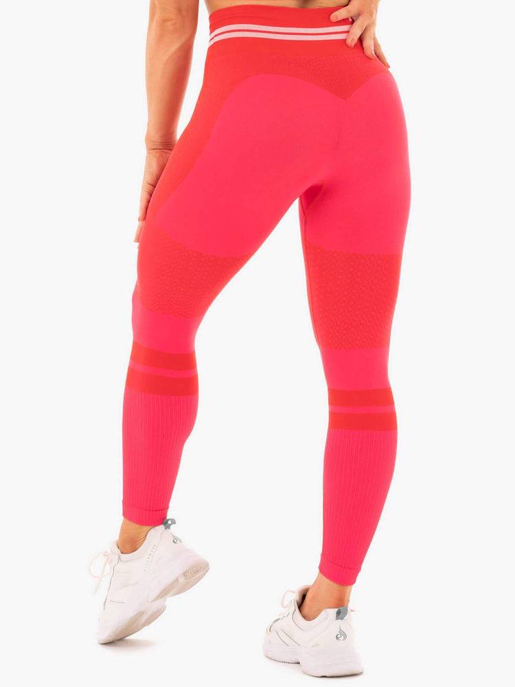 Red Ryderwear Women Leggings Freestyle Seamless High Waisted Women's Leggings | AU1925RW