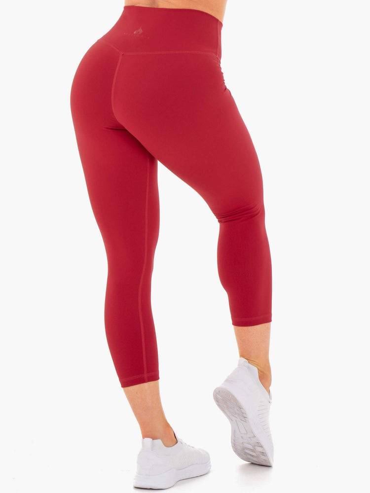 Red Ryderwear Women Leggings Motion High Waisted 7/8 Women's Leggings | AU1863ZG