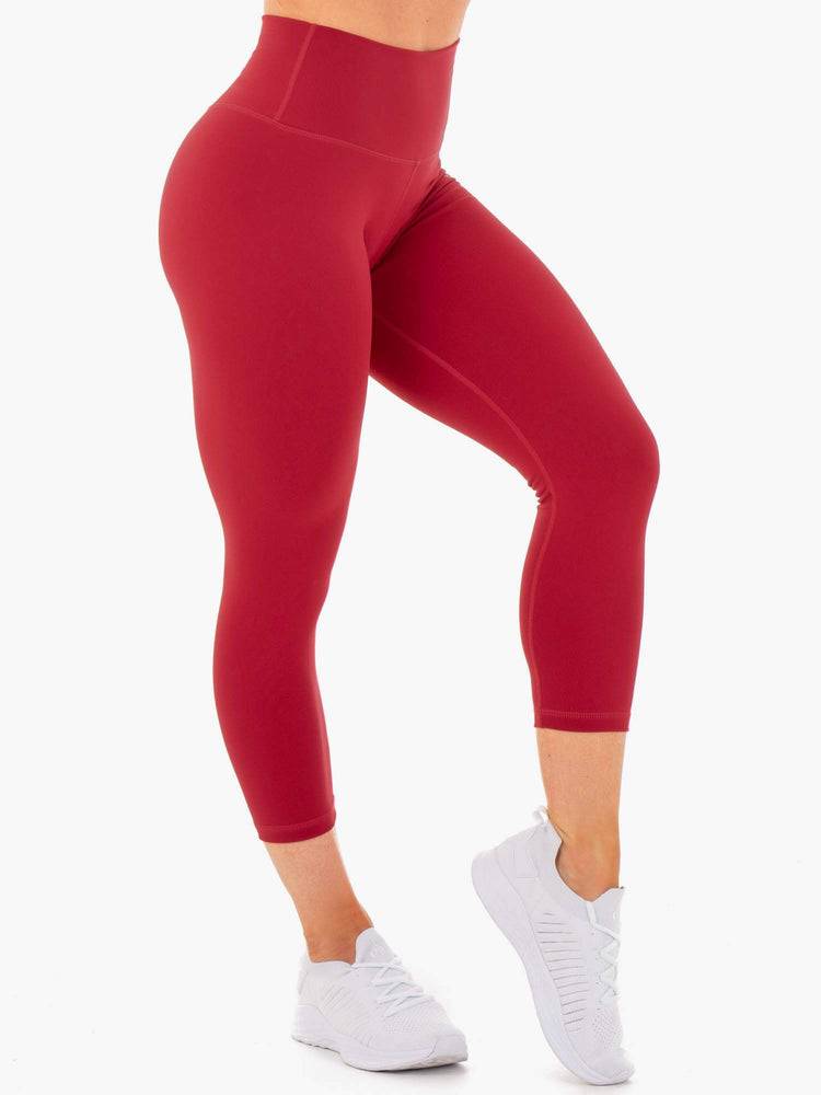 Red Ryderwear Women Leggings Motion High Waisted 7/8 Women's Leggings | AU1863ZG