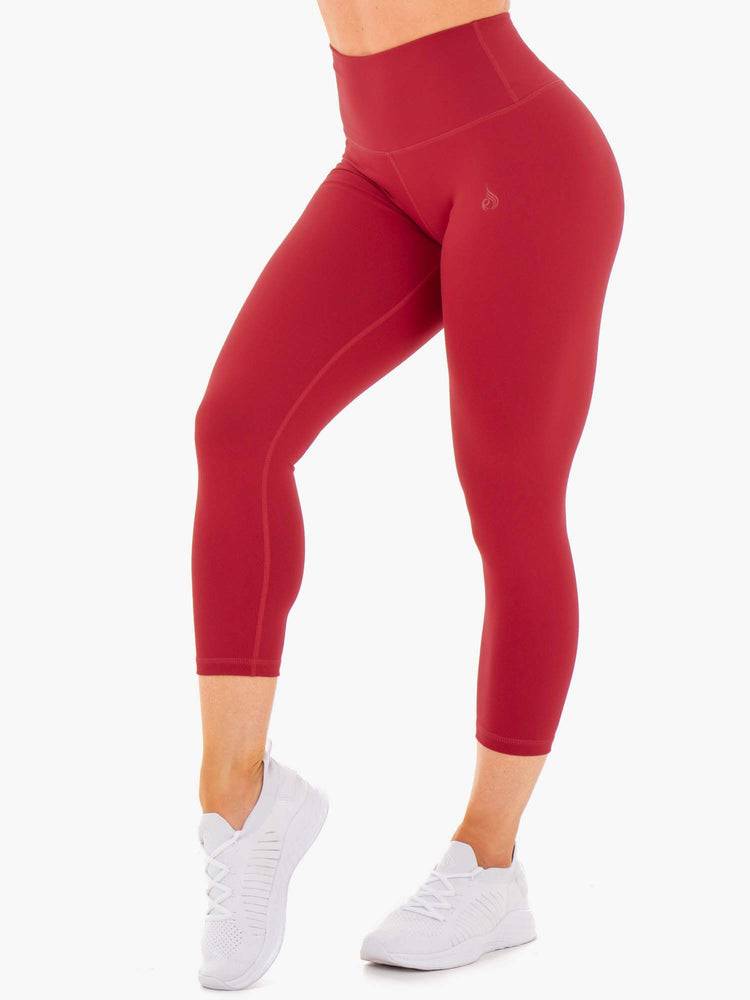 Red Ryderwear Women Leggings Motion High Waisted 7/8 Women\'s Leggings | AU1863ZG