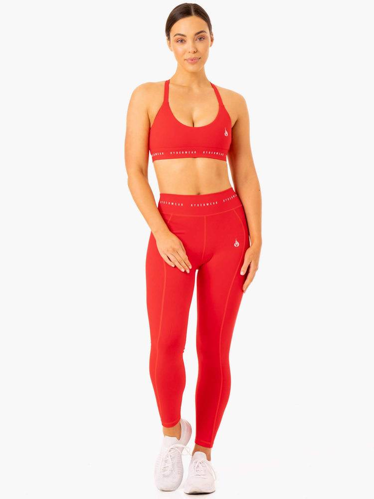 Red Ryderwear Women Leggings Reflex High Waisted Women's Leggings | AU1864XF