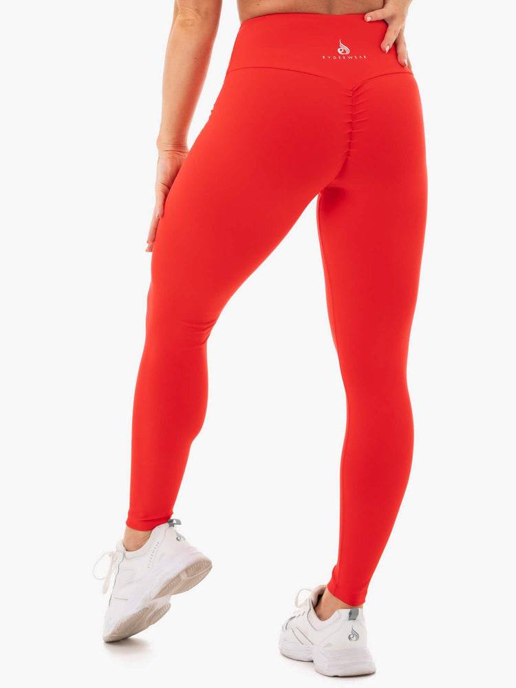 Red Ryderwear Women Leggings Staples Scrunch Bum Women's Leggings | AU1757KI