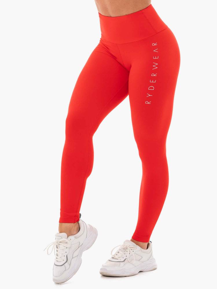 Red Ryderwear Women Leggings Staples Scrunch Bum Women\'s Leggings | AU1757KI