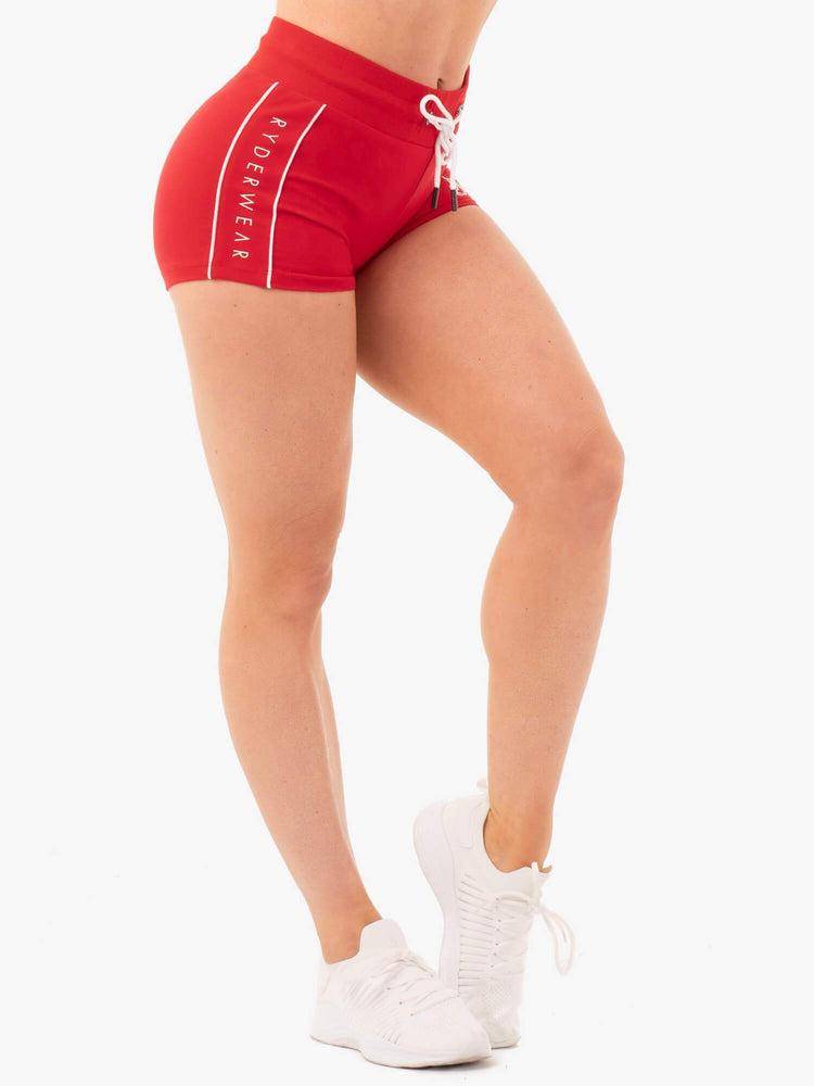 Red Ryderwear Women Shorts High Waisted Track Women's Shorts | AU1937HK