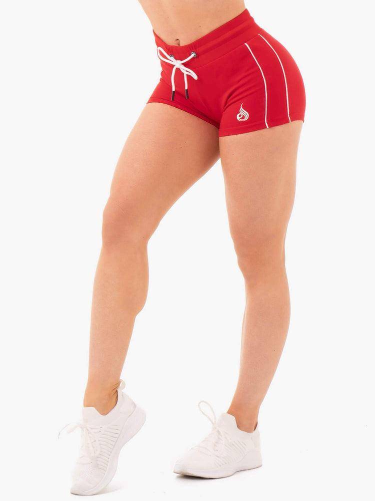 Red Ryderwear Women Shorts High Waisted Track Women\'s Shorts | AU1937HK