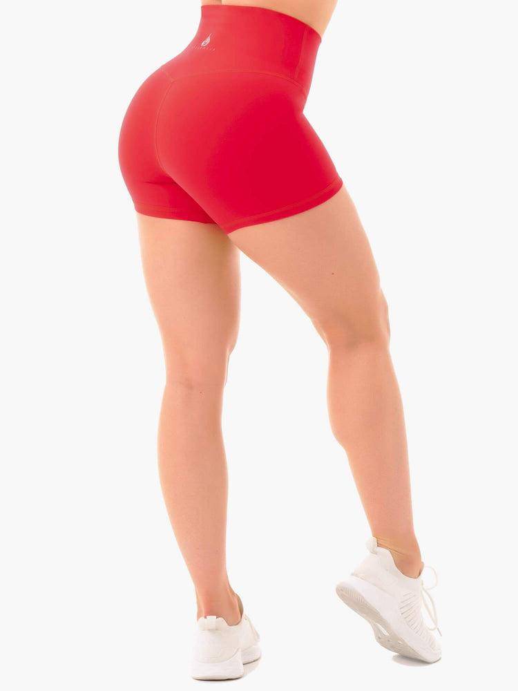 Red Ryderwear Women Shorts NKD High Waisted Women's Shorts | AU1967ZG