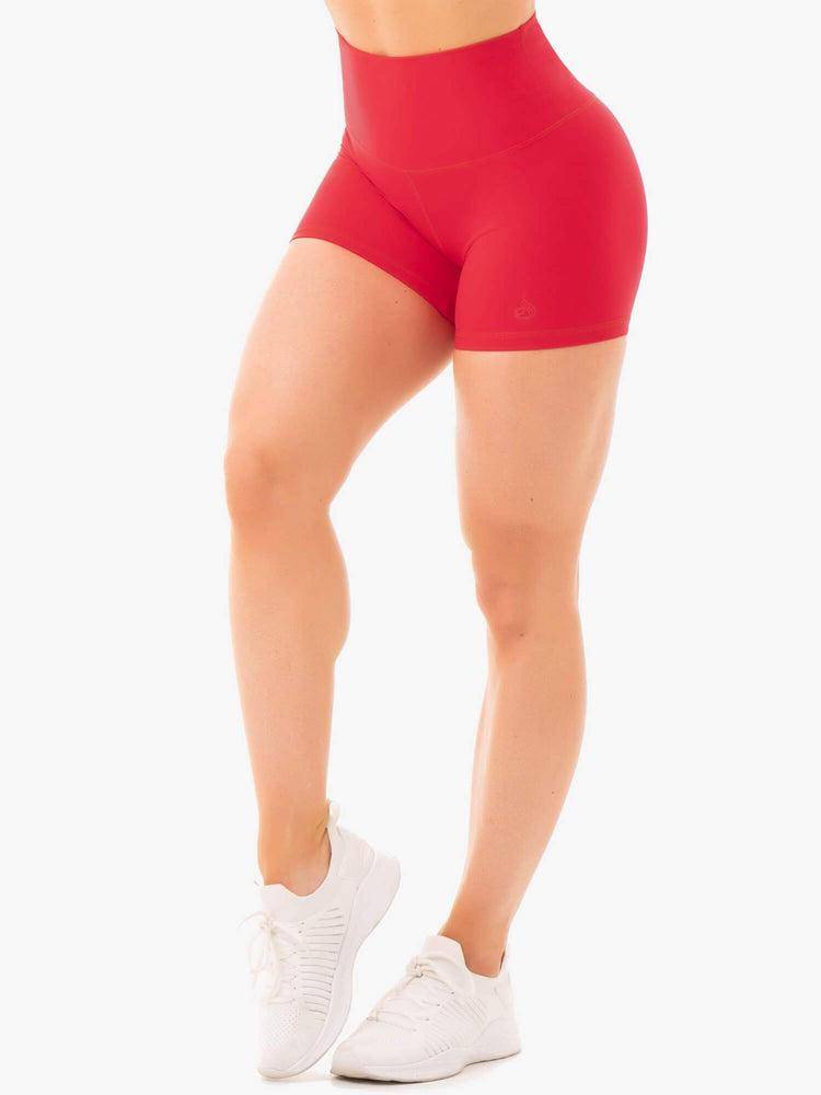 Red Ryderwear Women Shorts NKD High Waisted Women\'s Shorts | AU1967ZG