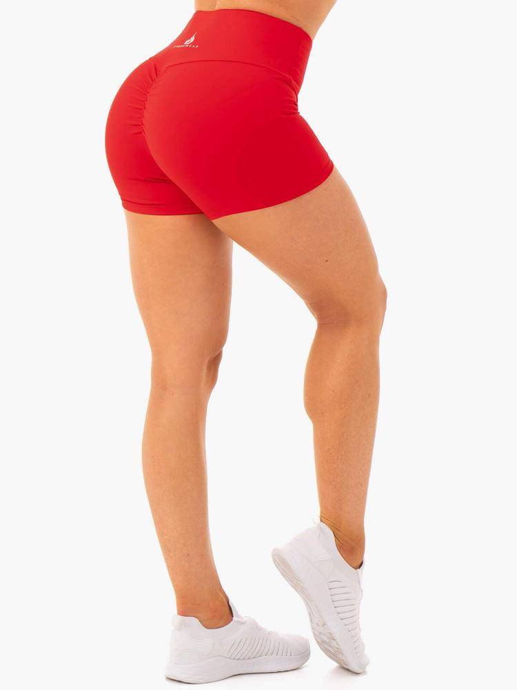 Red Ryderwear Women Shorts Staples Scrunch Bum Booty Women's Shorts | AU2013FM