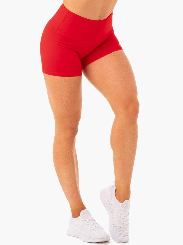 Red Ryderwear Women Shorts Staples Scrunch Bum Booty Women's Shorts | AU2013FM