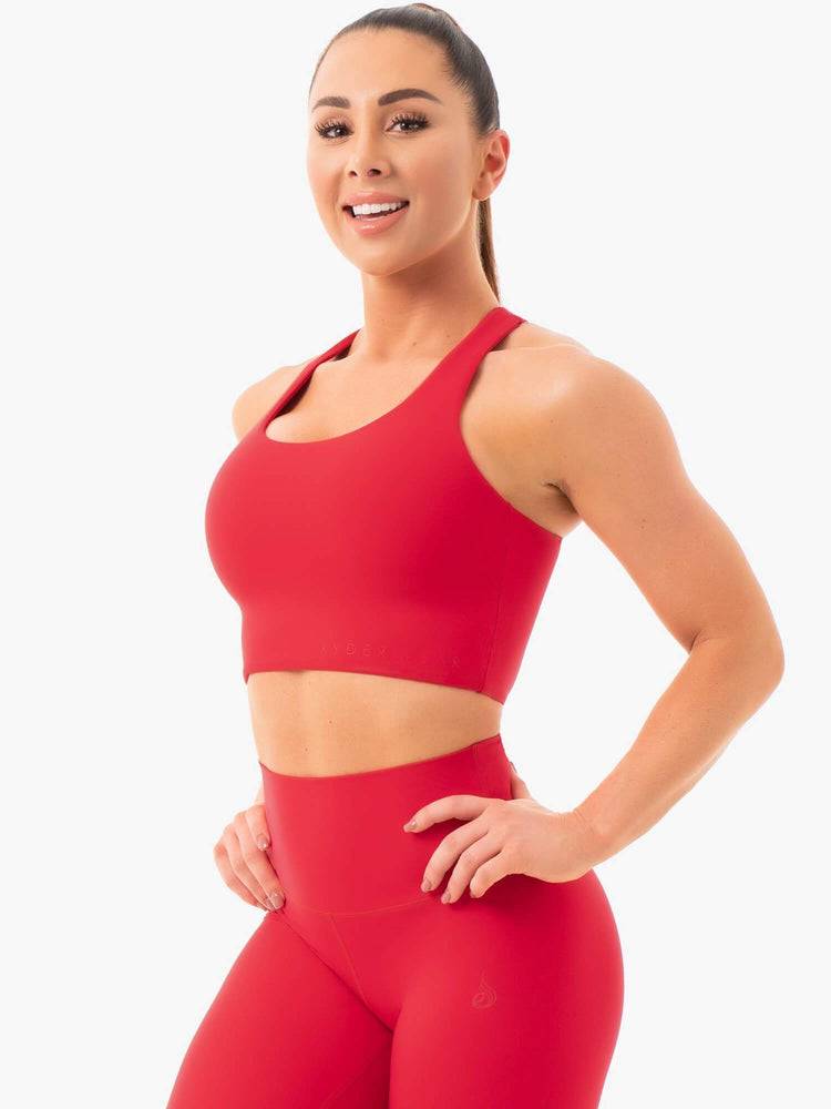 Red Ryderwear Women Sports Bra NKD Women's Sports Bra | AU2518HK