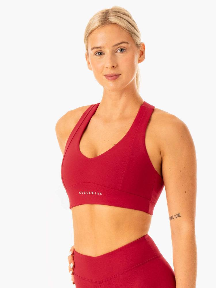 Red Ryderwear Women Sports Bra Revival Women's Sports Bra | AU2275HK