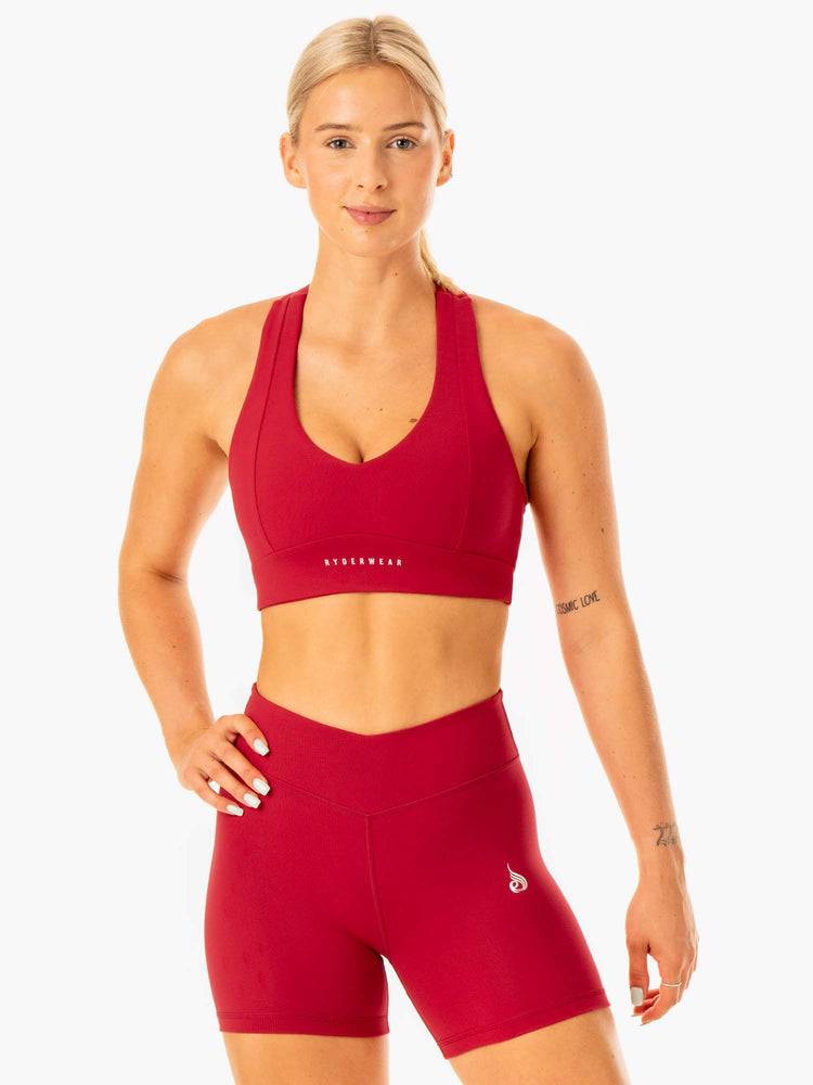 Red Ryderwear Women Sports Bra Revival Women\'s Sports Bra | AU2275HK