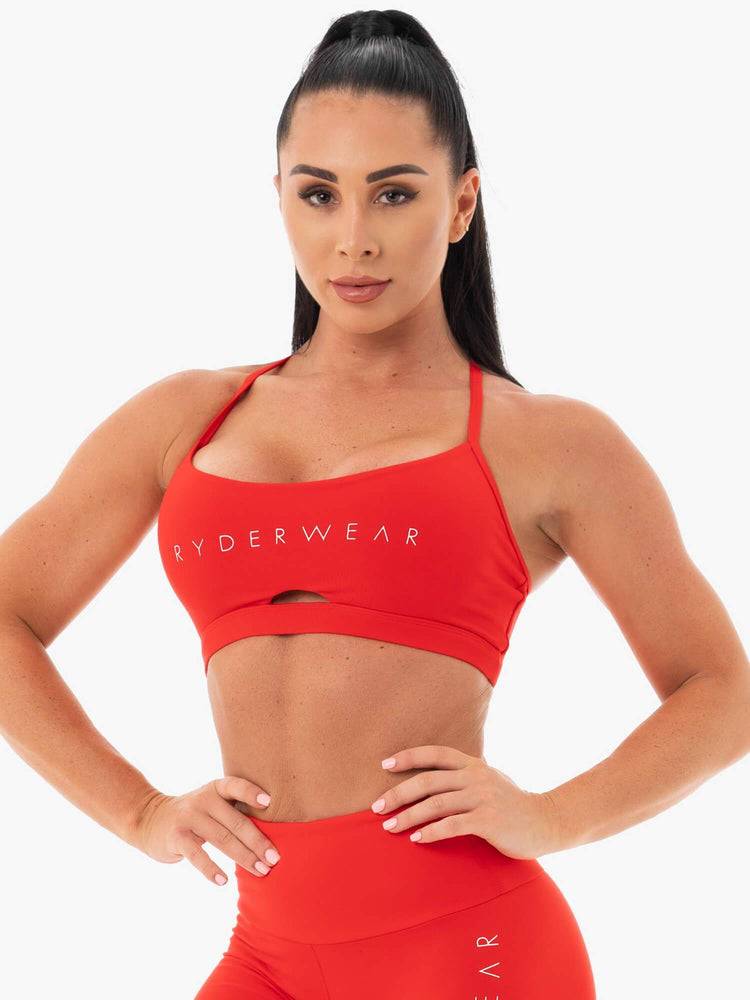 Red Ryderwear Women Sports Bra Staples Women's Sports Bra | AU2559QZ