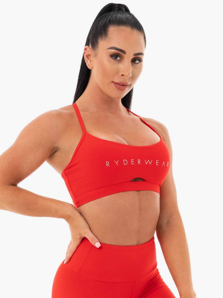 Red Ryderwear Women Sports Bra Staples Women's Sports Bra | AU2559QZ