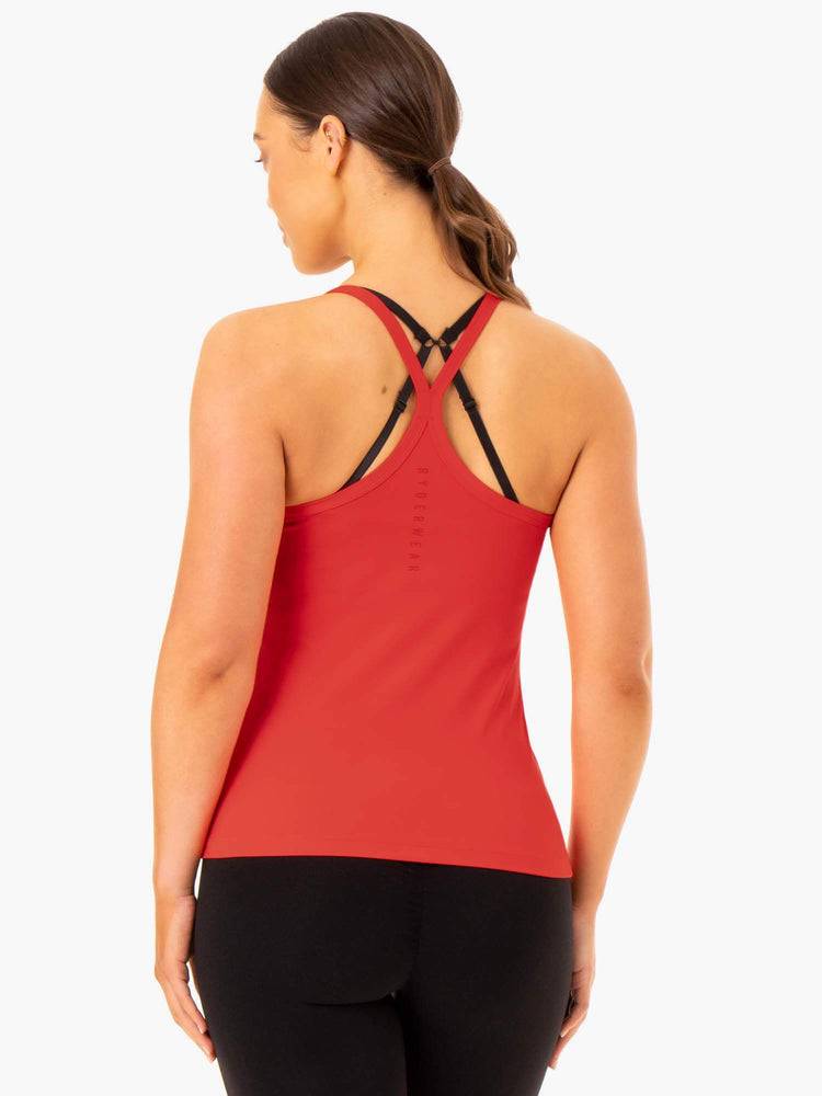 Red Ryderwear Women Tanks Foundation Training Women's Tanks | AU2925HK