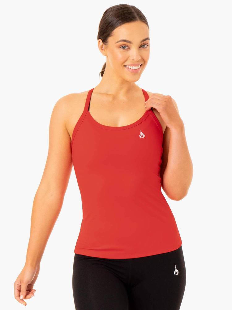 Red Ryderwear Women Tanks Foundation Training Women\'s Tanks | AU2925HK