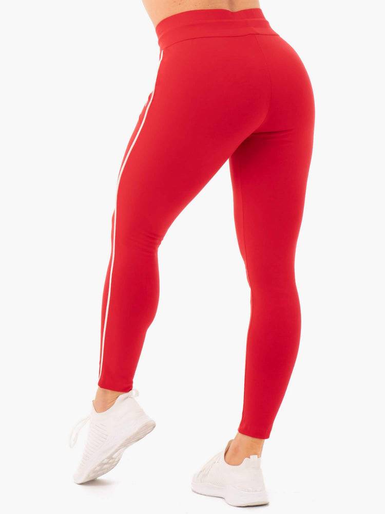 Red Ryderwear Women Track Pants High Waisted Leggings Women's Track Pants | AU3030IS