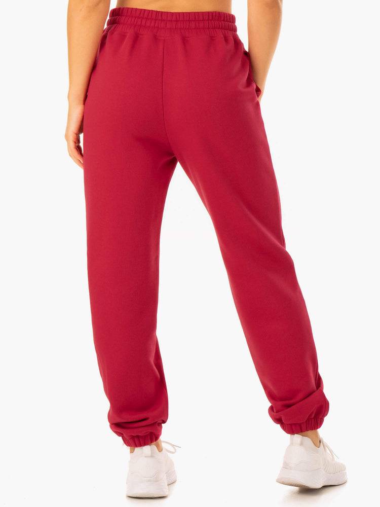 Red Ryderwear Women Track Pants Revival High Waisted Women's Track Pants | AU3072AP