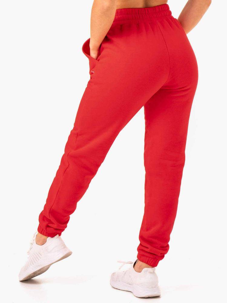 Red Ryderwear Women Track Pants Ultimate High Waisted Women's Track Pants | AU3058UT