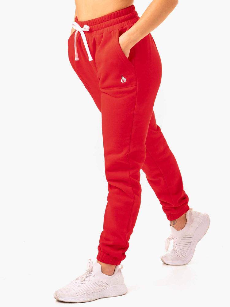 Red Ryderwear Women Track Pants Ultimate High Waisted Women\'s Track Pants | AU3058UT