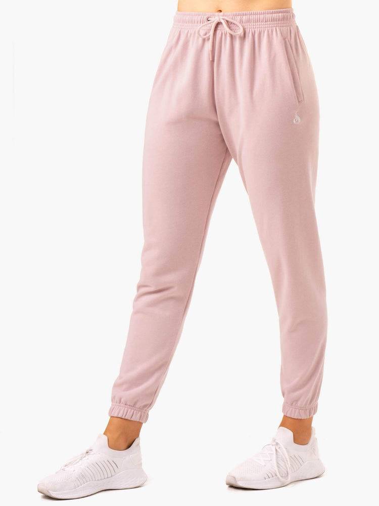 Rose Marl Ryderwear Women Track Pants Off-Duty Fleece Women\'s Track Pants | AU3048HK