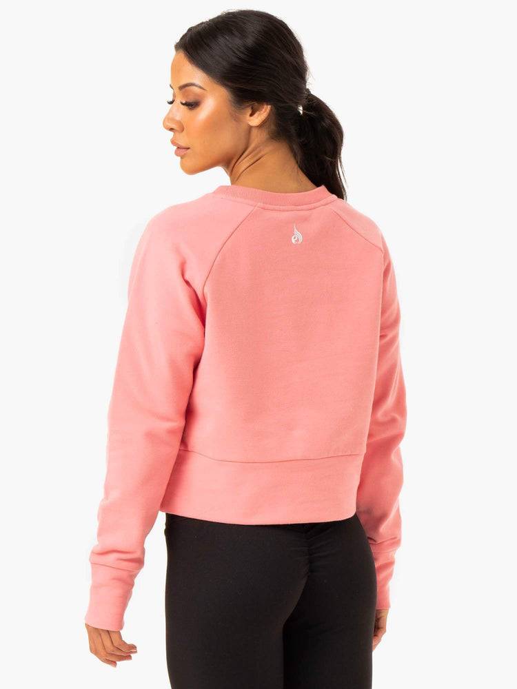 Rose Pink Ryderwear Women Sweaters Motion Women's Sweaters | AU2634TV