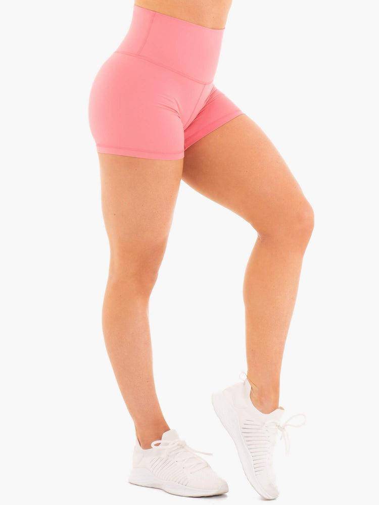 Rose Ryderwear Women Shorts NKD High Waisted Women's Shorts | AU2192AP