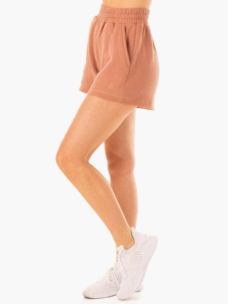 Rosewood Pink Ryderwear Women Shorts Elevate Track Women's Shorts | AU2120JJ