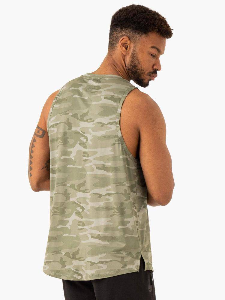 Sage Green Camo Ryderwear Men Tanks Overdrive Tank Men's Tanks | AU1156GL