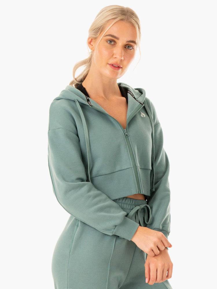 Sage Green Ryderwear Women Jackets Revival Zip Up Women's Jackets | AU1708XF