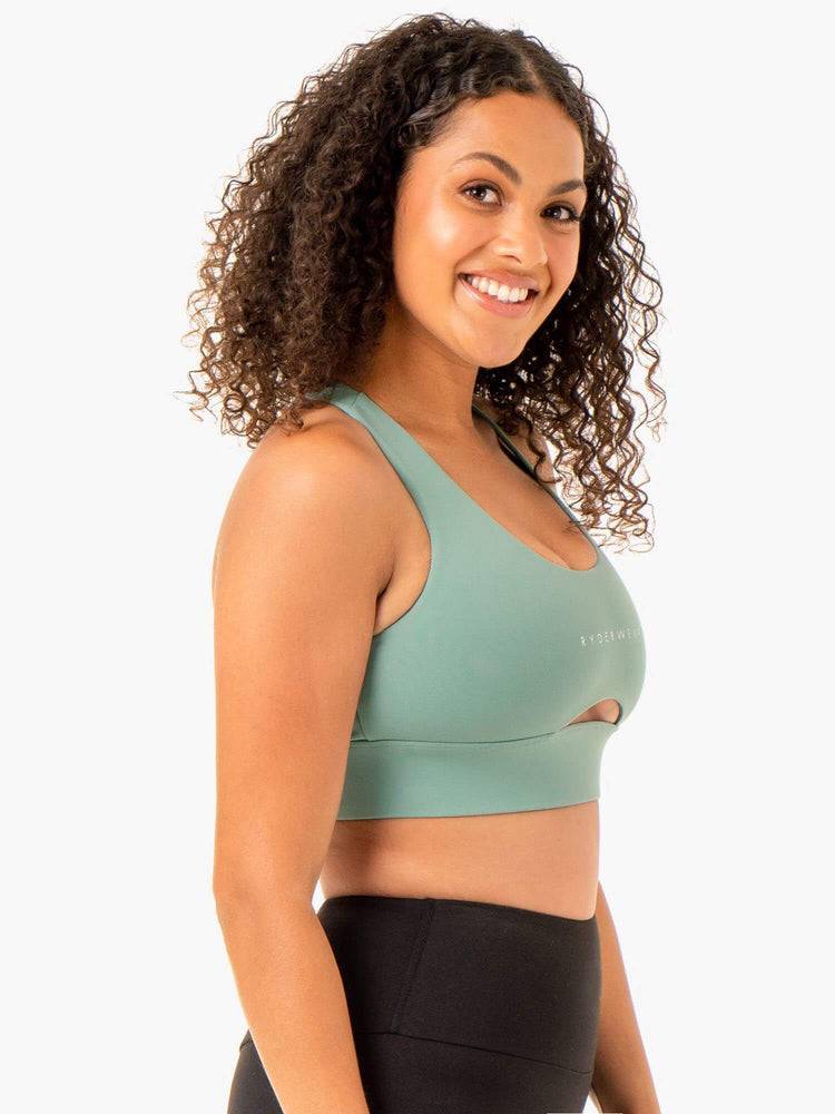 Sage Ryderwear Women Sports Bra Focus Contour Women's Sports Bra | AU2280XF