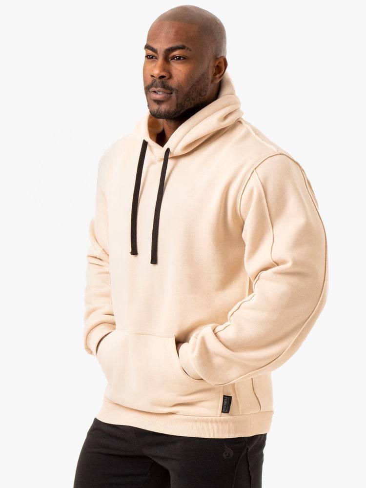 Sand Ryderwear Men Hoodie Force Pullover Men's Hoodie | AU1463PQ