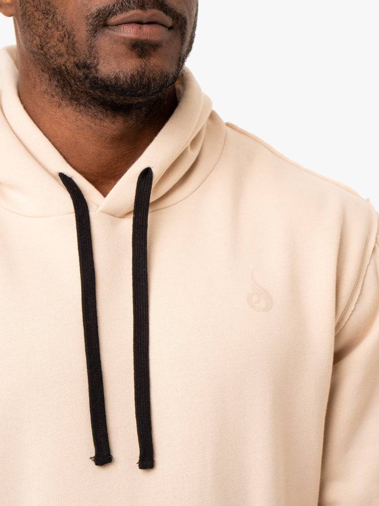 Sand Ryderwear Men Hoodie Force Pullover Men's Hoodie | AU1463PQ