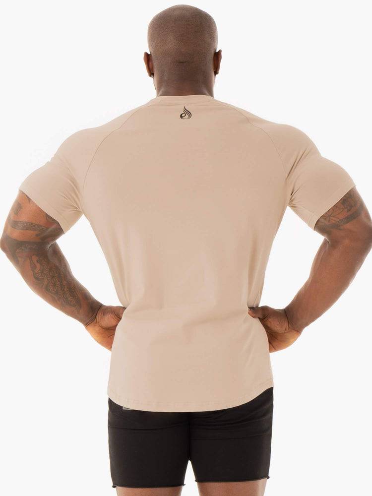 Sand Ryderwear Men T Shirts Base Men's T Shirts | AU1198TV