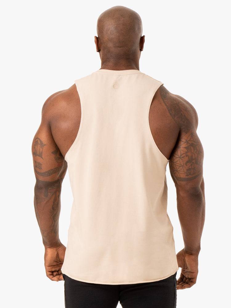 Sand Ryderwear Men Tanks Force Baller Tank Men's Tanks | AU1110XF