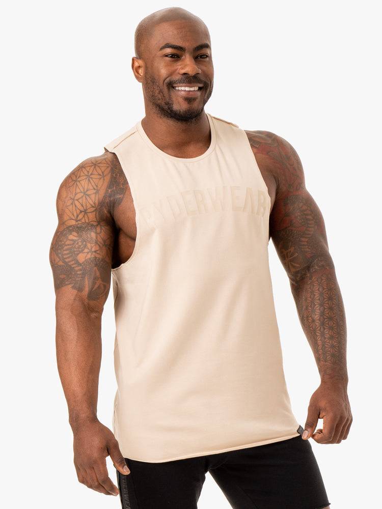 Sand Ryderwear Men Tanks Force Baller Tank Men's Tanks | AU1110XF